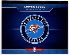 2014/2015 OKLAHOMA CITY THUNDER Basketball Season Ticket Set Book Booklet OKC