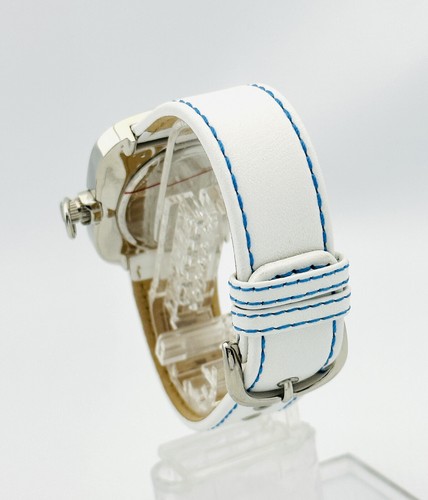D&G CHEROKEE WHITE & BLUE STITCHING LEATHER UNISEX WATCH DW0182 - Picture 8 of 20