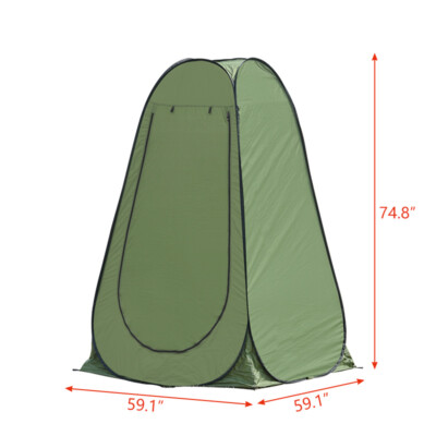 Pop Up Shower Tent Outdoor Privacy Tent Camping Shower Toilet Multi color