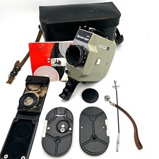 Vintage Krasnogorsk 16mm Kino Kamera mit MIR-11 12,5mm Set 3 Lager