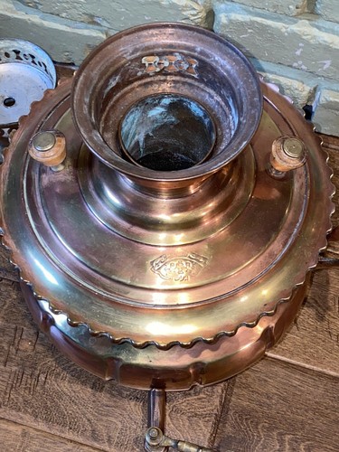 Schöner antiker persischer Samowar Kupfer um 1800 um 1900 - Bild 8 von 12