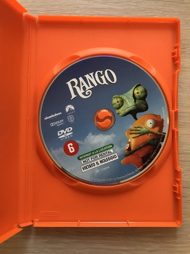 Rango Movie Region 2 DVD English Audio with Optional Dutch Subs In Oranje Case - Bild 3 von 3