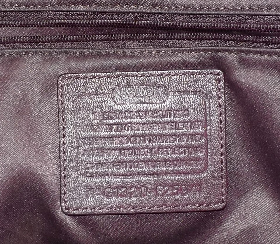 🌺 Coach F25941 Taylor North South Putty Leather Tote Shoulder Bag