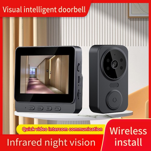 WiFi Wireless Intercom Smart Doorbell Video Security Camera Doorbell Chime - Picture 3 of 7