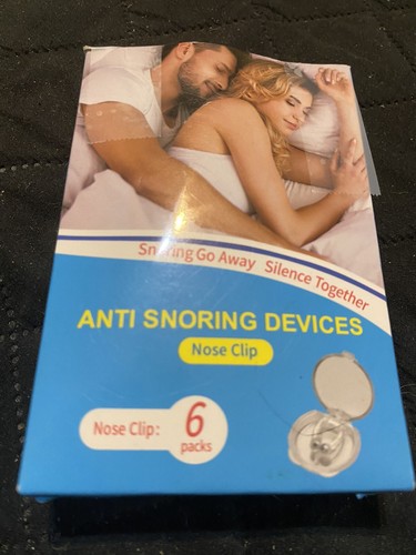 6 pcs Anti Snoring Devices - Silicone Magnetic Anti Snoring Nose Clip