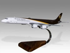 Douglas DC-8 UPS Desk Wood Airplane New Model Large Scale 1/100