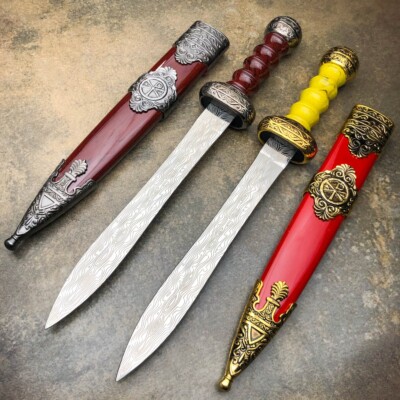 Gladius Roman Sword Fixed Blade Dagger Gladiator Medieval Renaissance Knife NEW