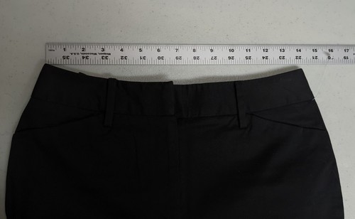 NWT Talbots Black Dress Pants Straight Leg Womens 4 Cotton Blend - Picture 6 of 8