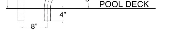 Pool Handrail, Stainless Steel Custom Rail, Nautilus Art Sculpture, Handrail - Image 3 of 4