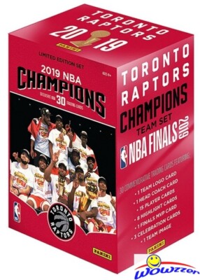 2019 Panini Toronto Raptors NBA Champions Factory Sealed Box Set-Kawhi Leonard!