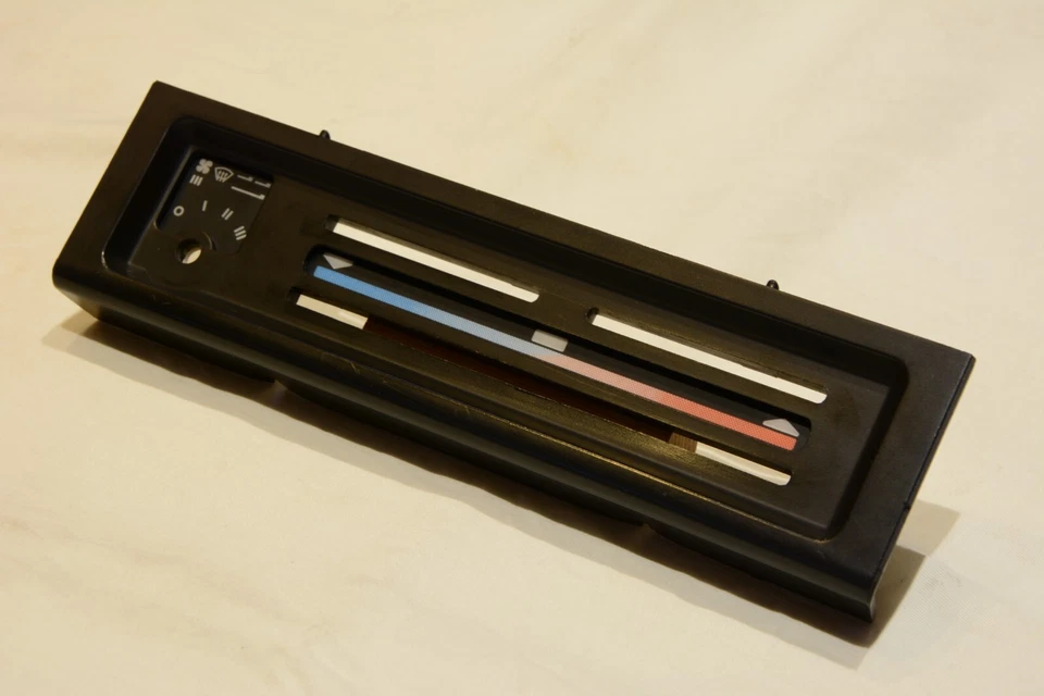 Porsche 924 924S 944 Calentador Soplador Interruptor Cubierta Panel Negro # 477857115 Foto 3 de 4