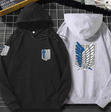 Attack On Titan Cosplay Hoodie Casual Sweatshirt Pullover Top Unisex Costumes
