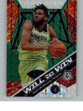 2019-20 Panini Mosaic Karl-Anthony Towns 2 Will to Win Mosaic Green