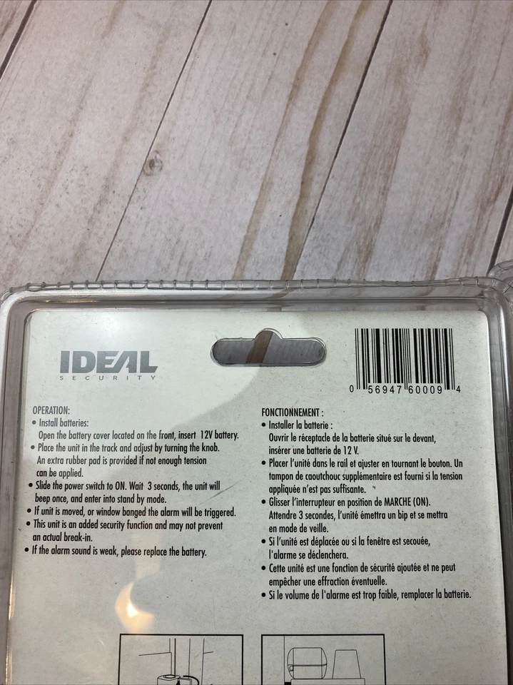 2 New IDEAL SECURITY High Quality Home Sliding Door Block, Alarm-Up to 100 DB - Image 3 of 4