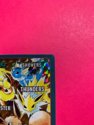 Eevee PRISM Evolution No. 5 Sealdass Japanese Pokemon (1998
