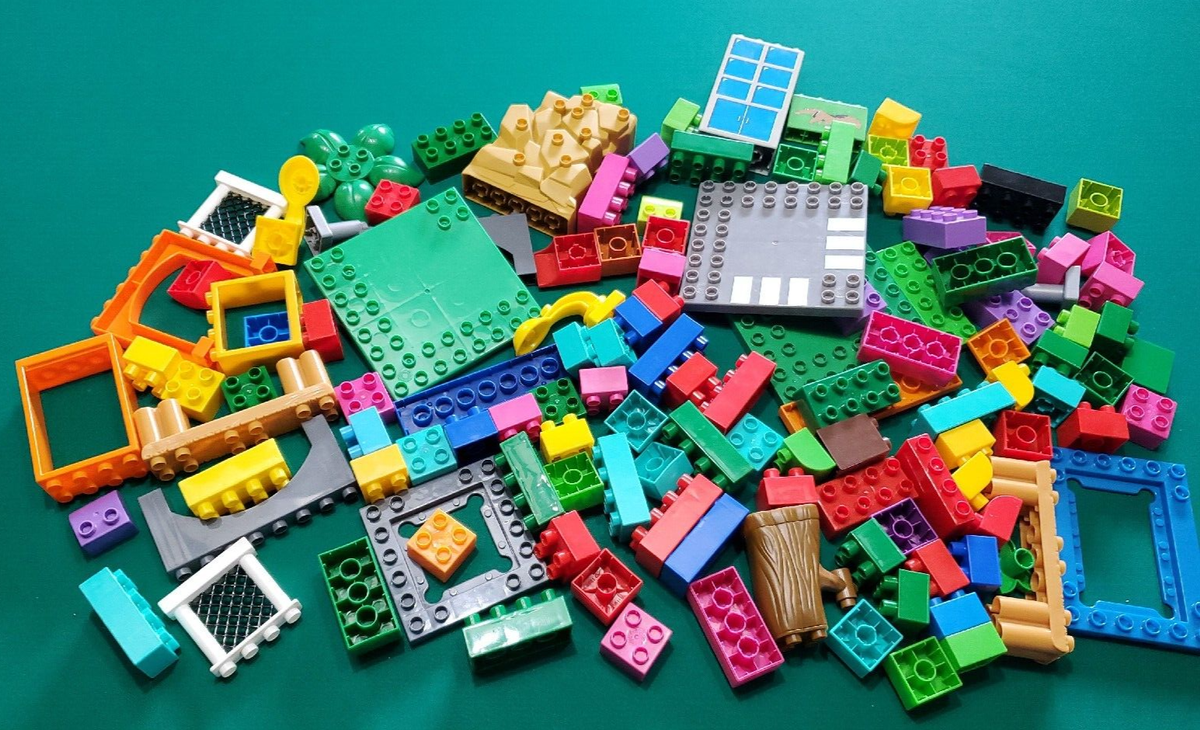 Lego Blocks Mega Bloks Compatible Lego Duplo Mega Bloks Lot Of