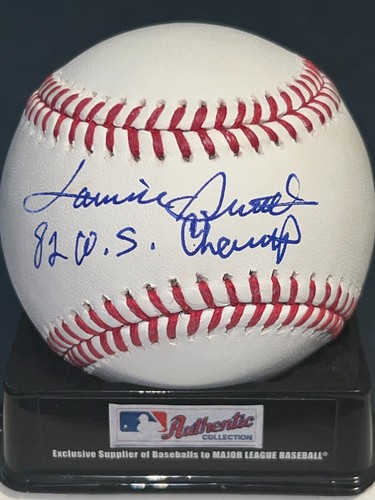 LONNIE SMITH ST. LOUIS CARDINALS 1982 WS CHAMPS SIGNED OML BASEBALL