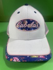 Cabelas Hat Cap Snap Back Youth Girls Flower Hunting Adjustable