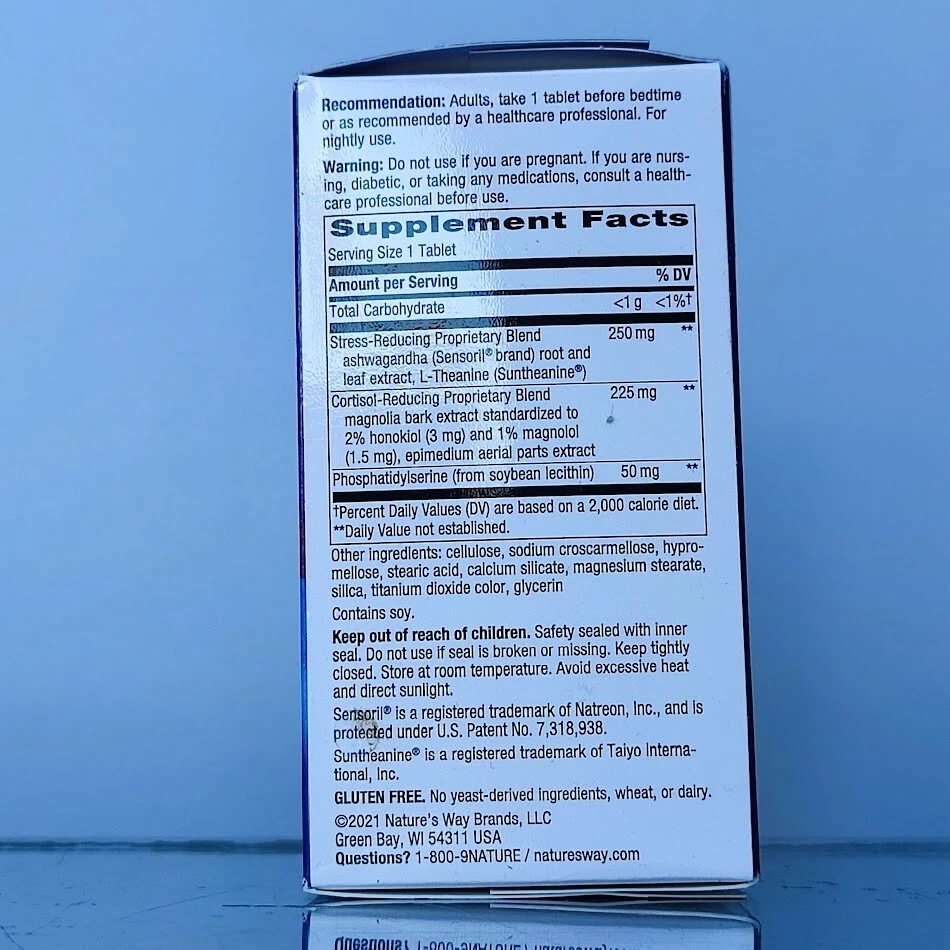Nature's Way Sleep Tonight Reductor del Estrés, Sueño Reparador, Vegano, 28 Comprimidos Foto 4 de 4