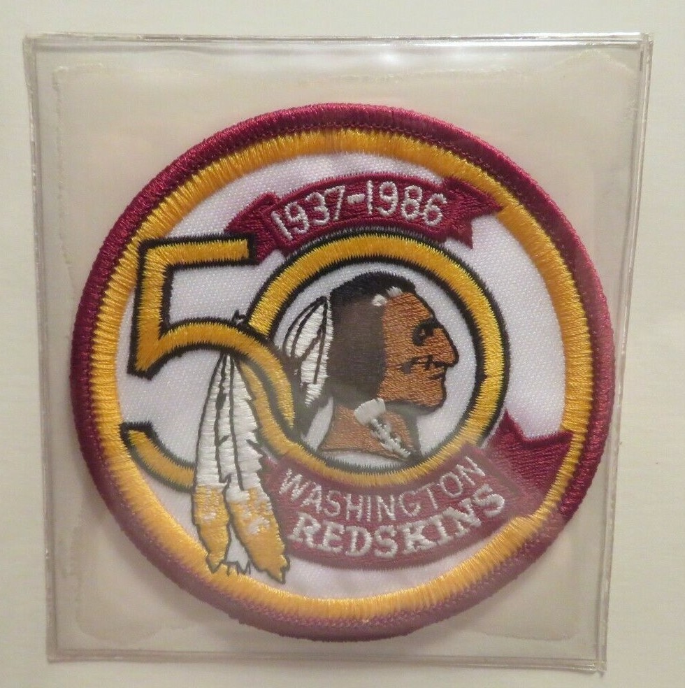 Washington Redskins 記念バッジ 37 Willabee & Ward WASHINGTON REDSKINS 50TH ANNIVERSARY
