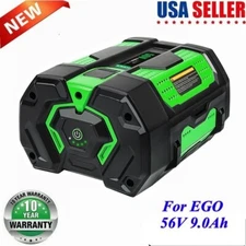EGO 56V 9.0Ah Battery For Genuine 56 Volt BA1400 POWER Lithium Ion BA2240 BA1120