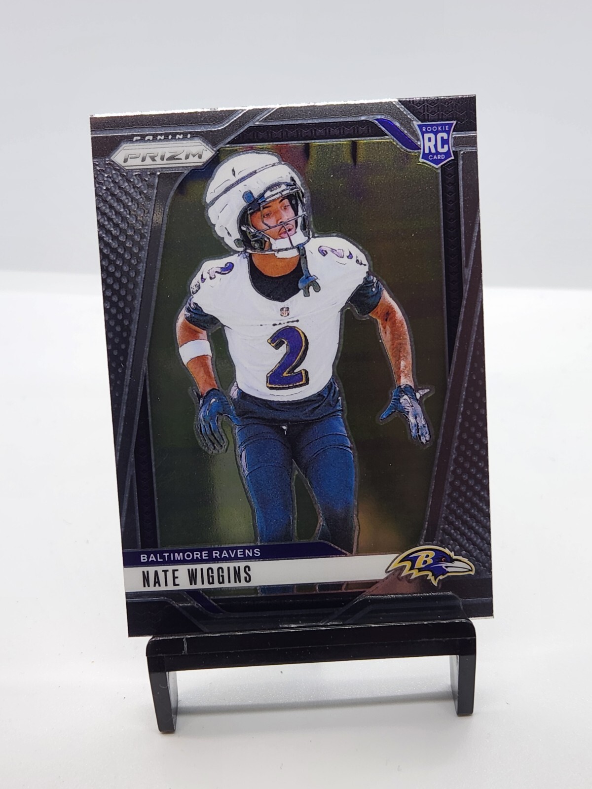 2024 Panini Prizm Nate Wiggins Rookie RC Baltimore Ravens #380
