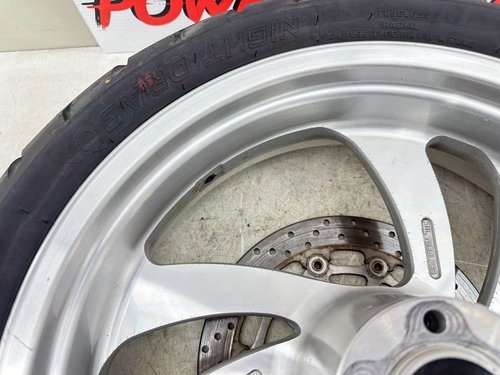 2005 Victory Kingpin 18x5 Rear Wheel Rim Tire 180 55 18 - Picture 8 of 24