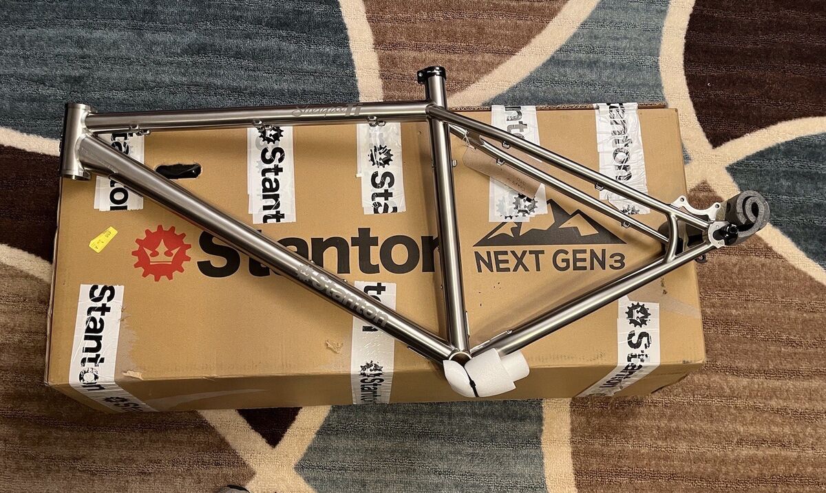 Stanton Sherpa Titanium Hardtail 19in frame | eBay Stanton Sherpa Titanium Hardtail 19in frame | eBay