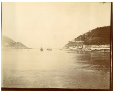 Tirage Citrate Vintage Corrida San Sebastian Espagne 1898 - Format 6x8,5 Cm - Photo Ancienne