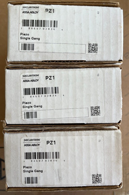 Assay Abloy Securitron PZ1 Piezo Single Gang, Stainless Steel