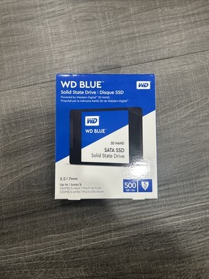 New WD Blue 500GB 3D NAND SSD 2.5 SATA III Internal Solid State Drive