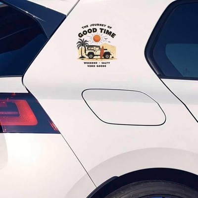 Good Time Reise Wasserfest Vinyl Sticker Aufkleber für Auto Laptop Koffer