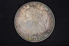 1879 $1 Morgan Silver Dollar in AU Condition Dbl-Sided Toner #30