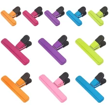 EWOID 11Pcs Chip Bag Clips, 11 Pieces (6 × Large, 5 × Small), Multicolor 