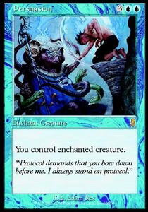 Magic/MTG Persuasion ODY-92 Rare Englisch Light Played Foil