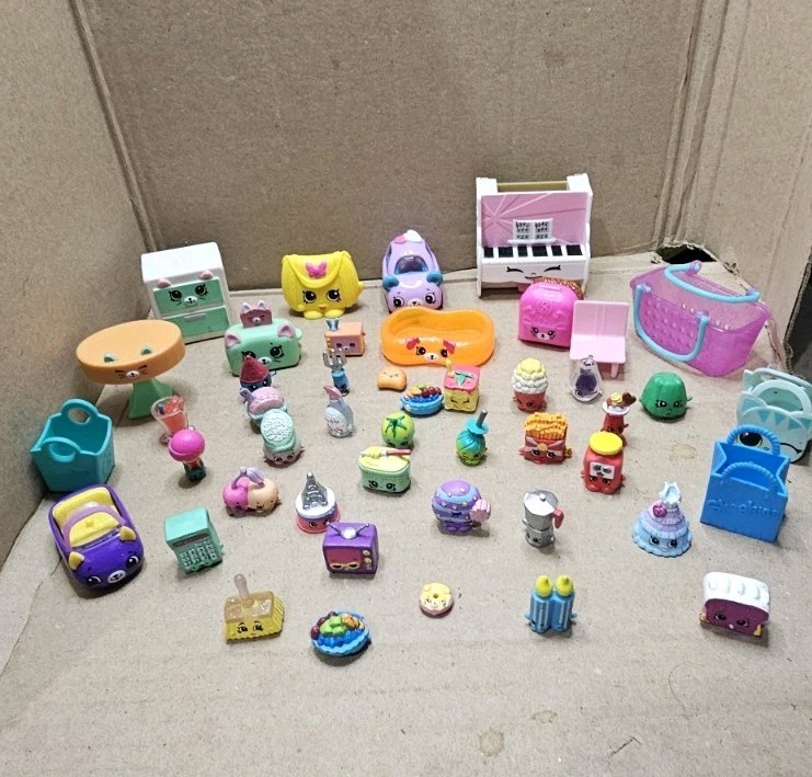 Shopkins Lot of 50+ Random Figures Mixed Seasons No Duplicates
