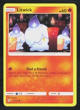 Pokemon Litwick Unified Minds 27/236 LP