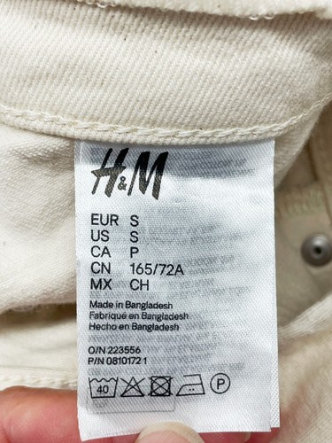 H&M & Denim Maternity Jeans Womens Size S Mama High Rib Stretch Tummy | NWT - Picture 10 of 12