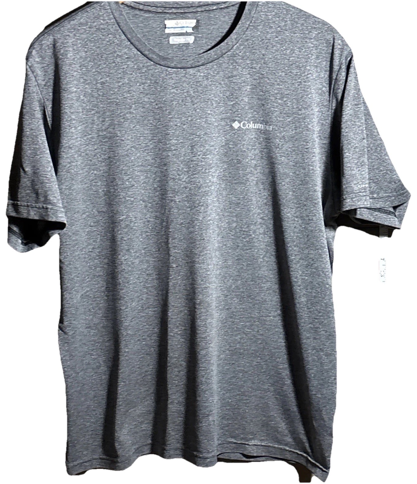 Columbia Sportswear Company Men’s Basic Gray T-Shirt Size Large 100% Polyester