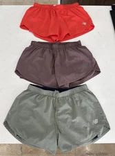 New Balance Core 3” Woven Liner Running Shorts Lot Of 3 Womens All Size M