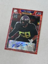 Penei Sewell - 2021 Leaf Pro Set Metal SSP Autograph /50 #PA-PS1 Rookie