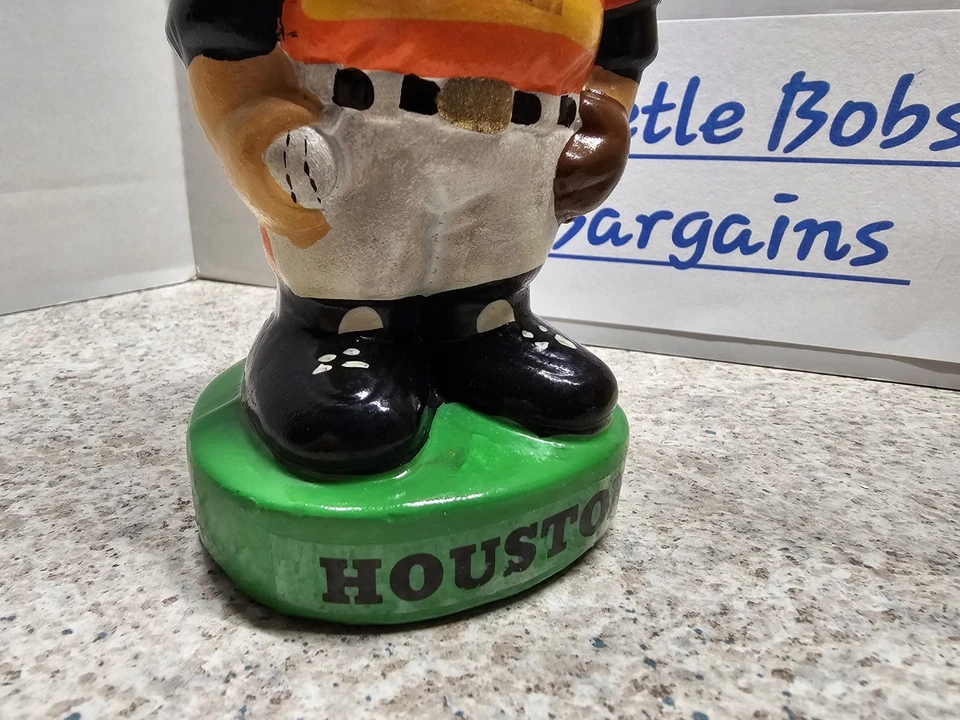 Houston Astros MLB Vintage 1968 Bobblehead Nodder Twins Enterprises With Box - Image 3 of 4