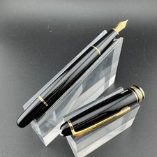 MONTBLANC Meisterstück n. Penna stilografica 144 Classique oro 14 carati pennino extrafine