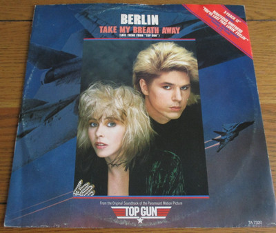 BERLIN 'TAKE MY BREATH AWAY' 12'' VINYL SINGLE EP 1986 CBS RECORDS