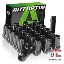 Spline Lug Nuts - Replacement for 1984-2023 Toyota M12x1.5 Black 24 Pcs