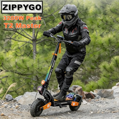#ad #ad ZIPPYGO 3200W Dual Motor Adult Off Road Electric Scooter Adjustable Height 35mph $799.99