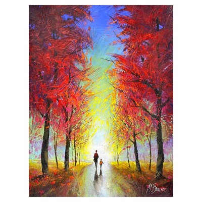 Mark Braver Original Oil Painting on Canvas Hand Signed Art