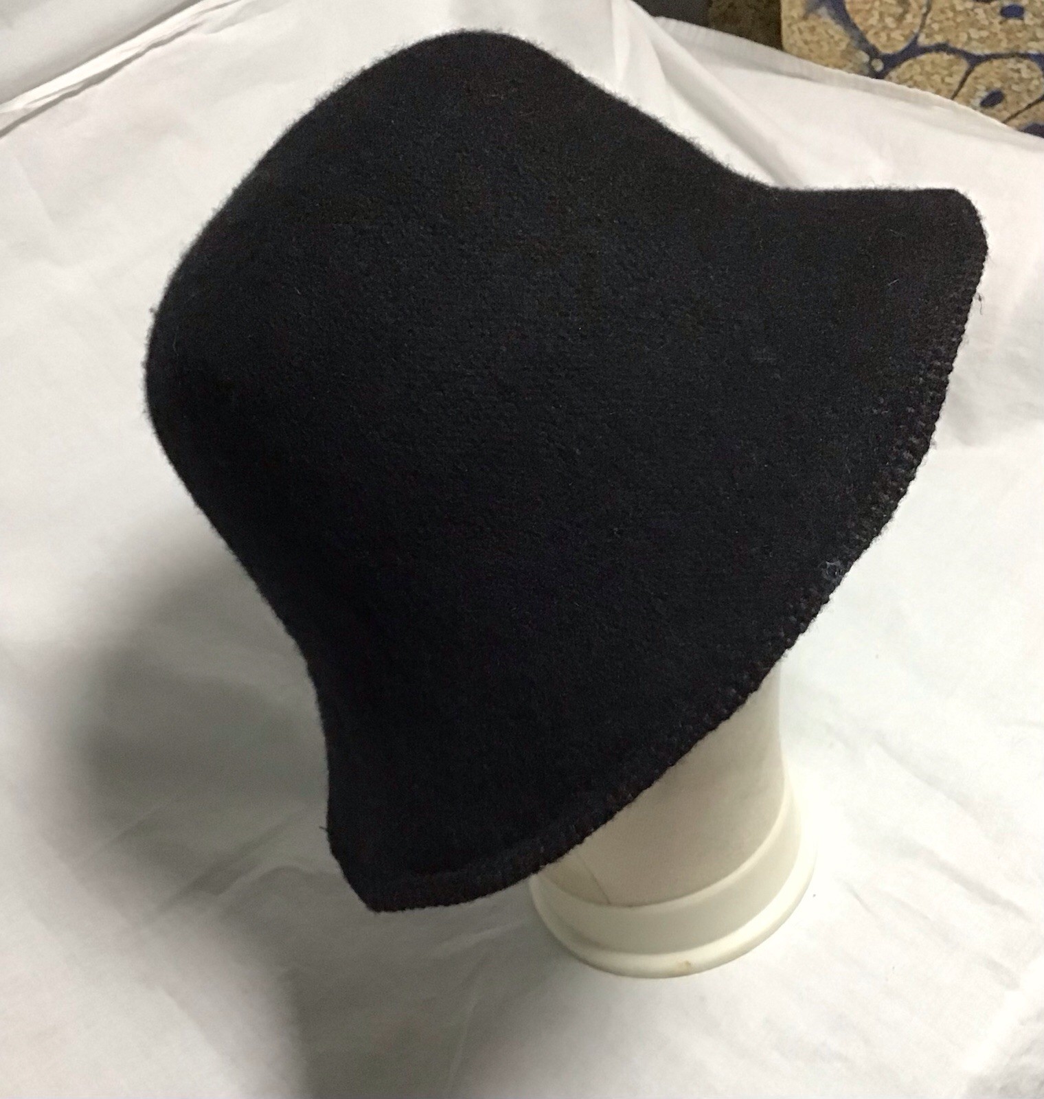 Universal Thread Wool Blend Bucket Hat black O/S - image 2
