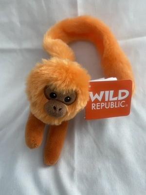 Wild Republic 2025 NYC Toy Fair Exclusive Plush Toy Coilkins Monkey Orange NWT!