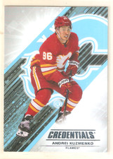 Andrei Kuzmenko 2024-25 UD Credentials Base Card #96 Flames